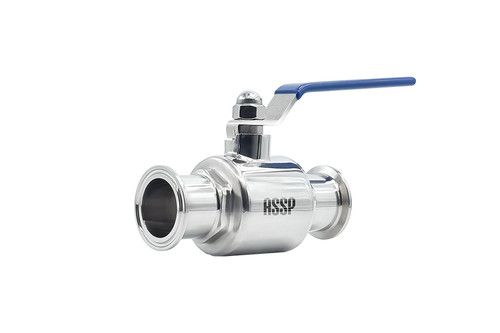 شیر گازی دوتکه فرول دار استنلس استیل ASSP با اتصال Tri-Clamp