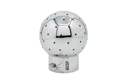 گوی شستشوی پیندار استنلس استیل ASSP با قابلیت جداسازی آسان مناسب سیستمهای CIP صنایع غذایی و دارویی