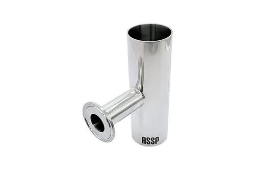 سه راهی تبدیلی یکسر فرول استنلس استیل با اتصال کلمپی مناسب خطوط بهداشتی صنایع غذایی و دارویی