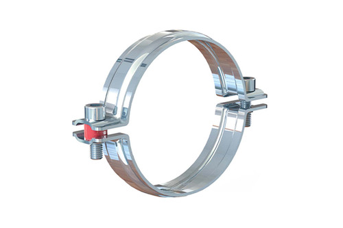 بست لوله بدون پایه استنلس استیل مناسب نگهداری و فیکس کردن لوله در خطوط صنعتی و بهداشتی