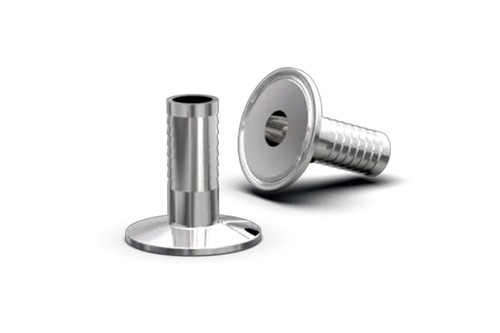 سرشلنگی فرولدار استنلس استیل مناسب اتصال شلنگ با سیستم کلمپی در خطوط بهداشتی