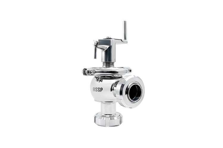 شیر چنجاور دستی استنلس استیل مناسب تغییر مسیر و کنترل جریان در خطوط بهداشتی