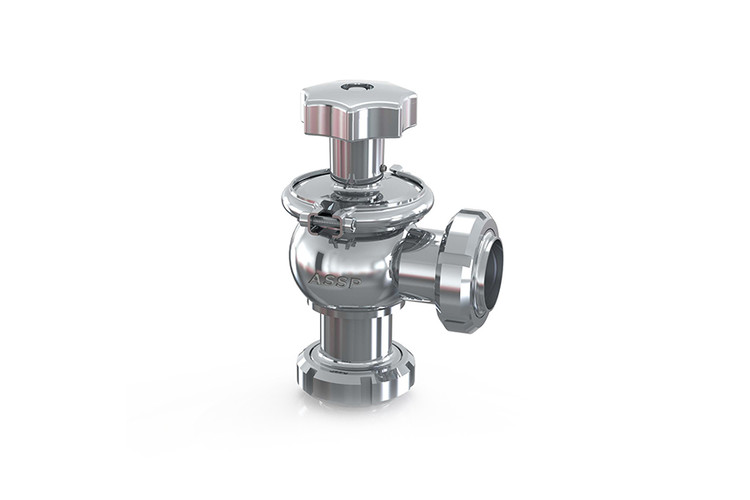 شیر رگولاتور استنلس استیل مناسب تنظیم و کنترل فشار در خطوط بهداشتی صنایع غذایی و دارویی