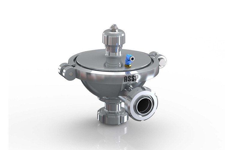 شیر کنترل ضربه پنوماتیک استنلس استیل مناسب جلوگیری از ضربه سیال در خطوط بهداشتی